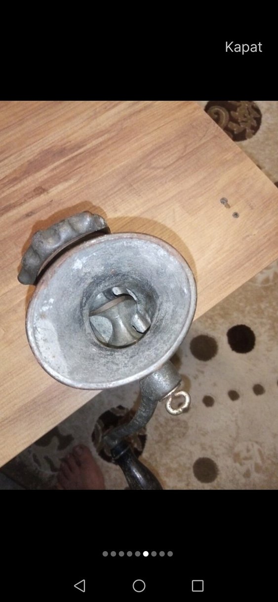 Alman Alexander Werk no:7 Döküm kıyma makinası - Görsel 3