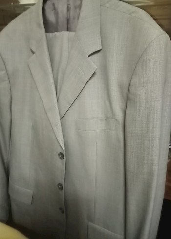 Altınyıldız Gri Erkek Uzun Kol Düğmeli Takım Elbise (56 beden) - Görsel 8