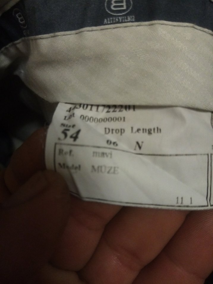 Altınyıldız Gri Erkek Uzun Kol Düğmeli Takım Elbise (56 beden) - Görsel 4