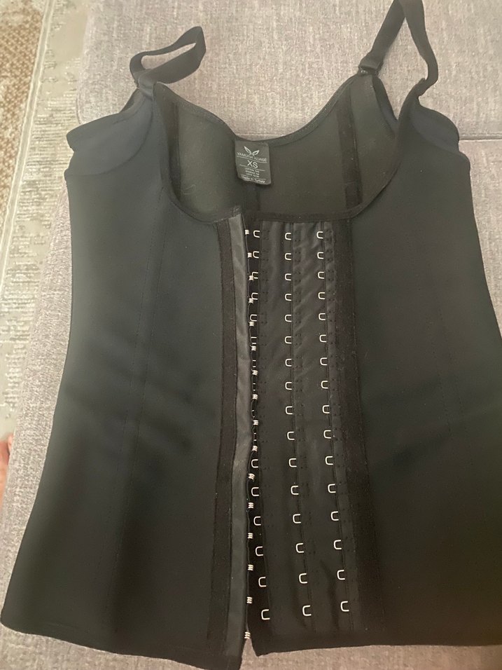 Yamuna Askılı Premium Siyah Korse - Görsel 2