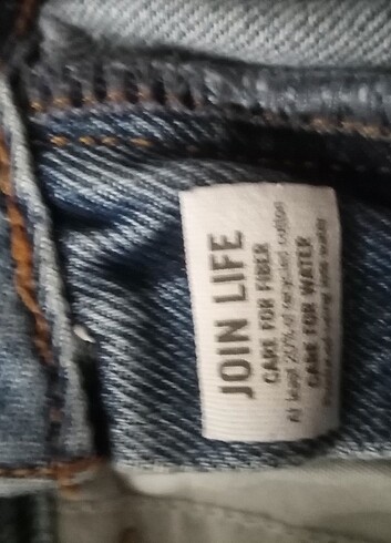 34 Beden mavi Renk Bershka kadın kısa kot şort