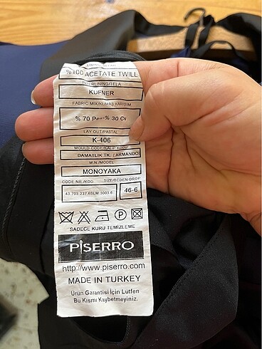 m Beden lacivert Renk Erkek takım elbise