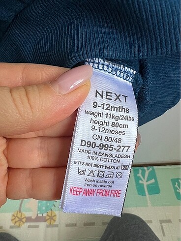 9 Ay Beden çeşitli Renk Next sweatshirt