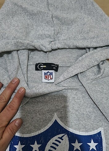 xs Beden gri Renk Defacto kapuşonlu Sweatshirt