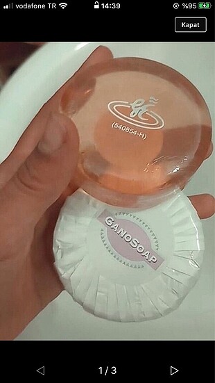 Keçi sütlü ve Transparan sabun