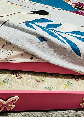 Pembe Kelebekli Çocuk odası takımı - Görsel 7