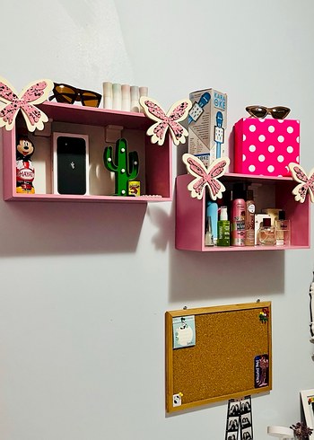 Pembe Kelebekli Çocuk odası takımı - Görsel 5