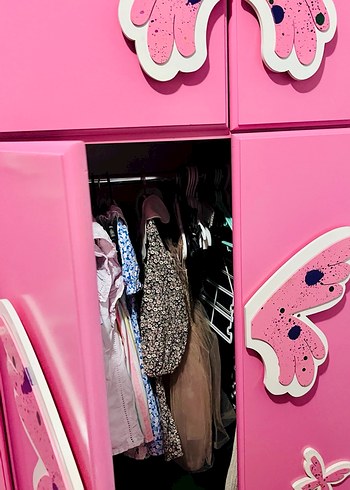 Pembe Kelebekli Çocuk odası takımı - Görsel 4