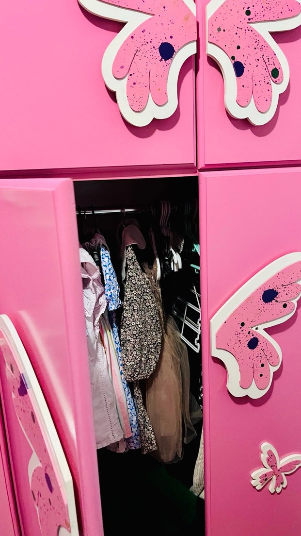 Pembe Kelebekli Çocuk odası takımı - Görsel 4