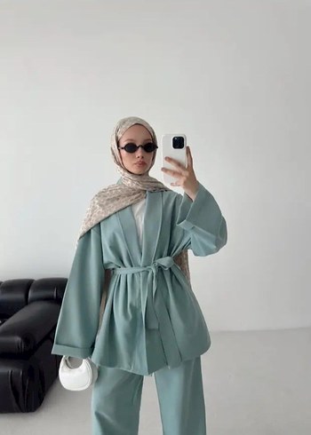 xl Beden tüm bedenler vardır Kadın Uzun Kesim Regular Fit Şık Takım