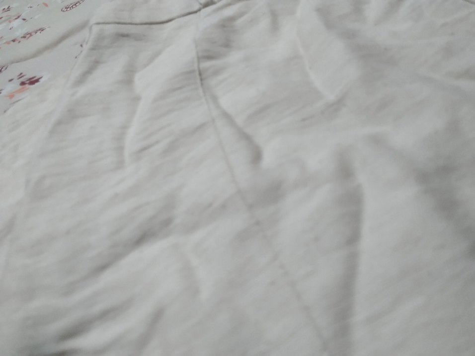 Beyaz Keten Midi Kadın Pantolon - Görsel 2