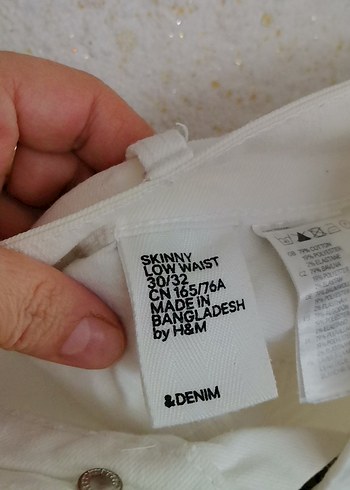 Beyaz Pamuklu Midi Kadın skininy Pantolon - Görsel 4