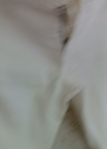 Beyaz Pamuklu Midi Kadın skininy Pantolon - Görsel 2