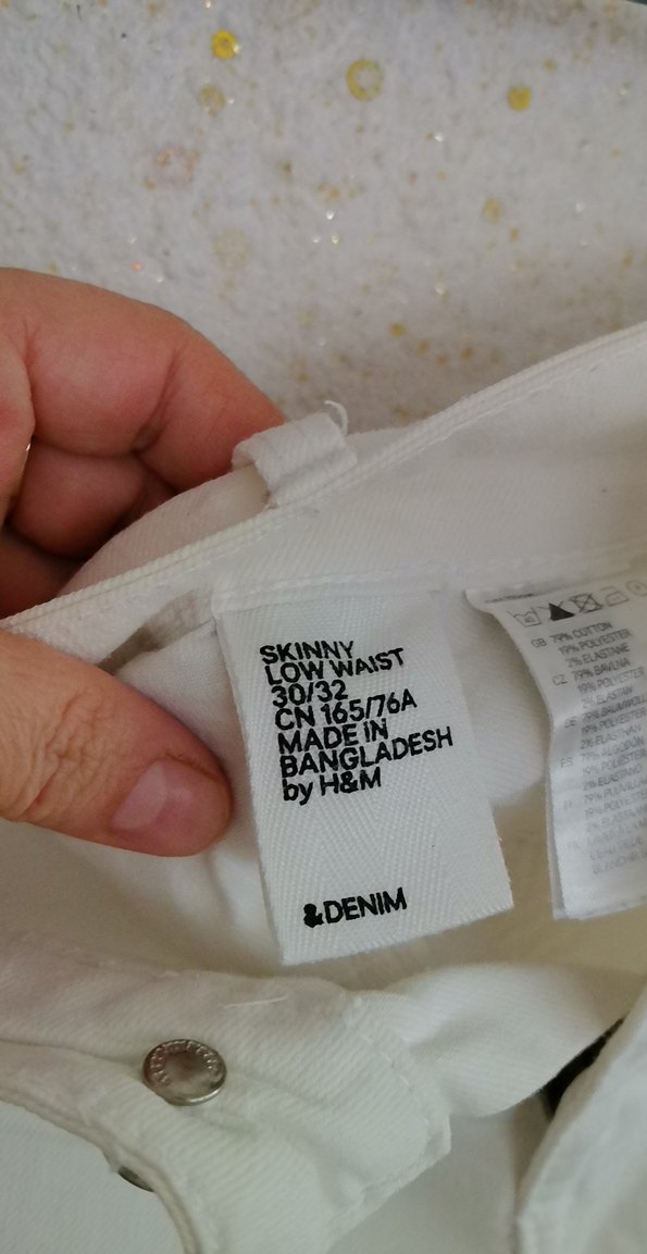 Beyaz Pamuklu Midi Kadın skininy Pantolon - Görsel 4