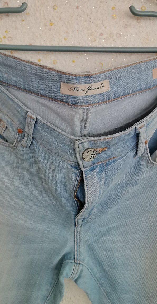 Kadın Açık Mavi Denim Regular Fit Jean - Görsel 2