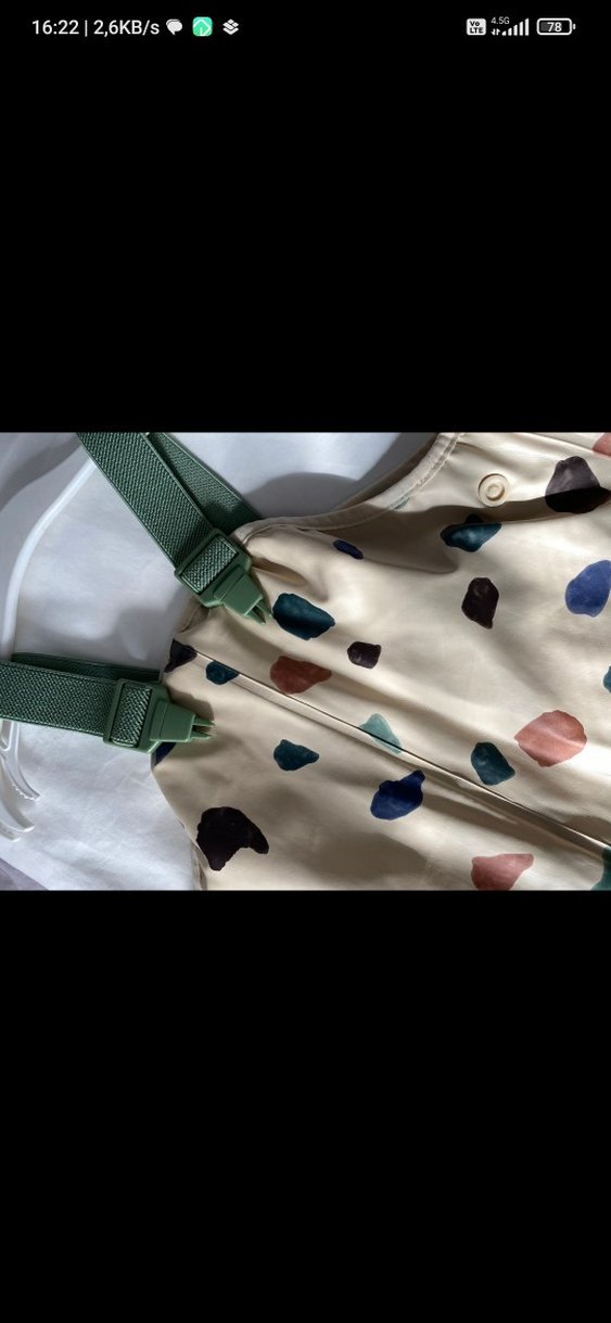 Erkek Çok Renkli Düğmeli Askılı Pantolon - Görsel 2