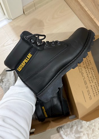 Siyah Kadın Blok Topuklu Kauçuk Bot - Görsel 3