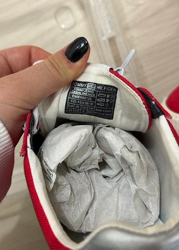 Tommy Hilfiger Kırmızı Kadın Spor Ayakkabı - Görsel 4