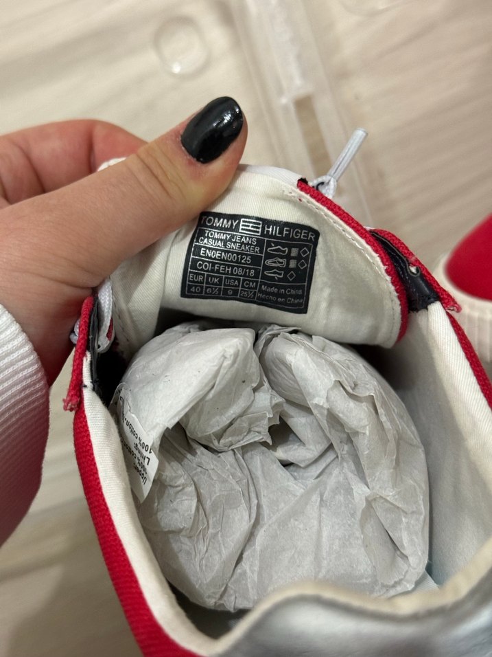 Tommy Hilfiger Kırmızı Kadın Spor Ayakkabı - Görsel 4