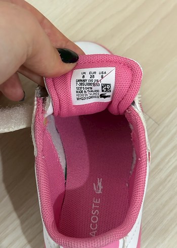 Orijinal Lacoste Kız Çocuk Spor Ayakkabı - Görsel 4