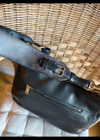 Coach Siyah Deri Kadın Çanta - Görsel 5