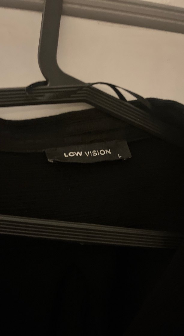 Siyah Uzun Kollu Düğmeli Kadın Gömlek - Görsel 2