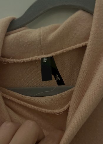 Bej Kadın Boğazlı Salaş Kazak - Görsel 2