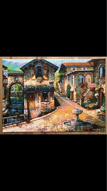 1000 parça yapılmış puzzle
