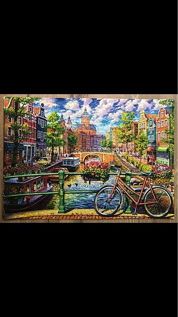 1000 parça yapılmış puzzle