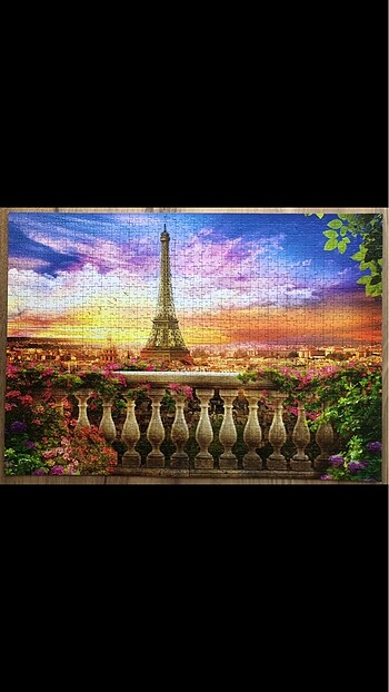 1000 parça yapılmış puzzle