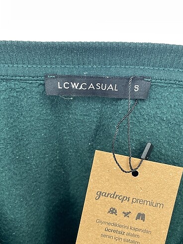 s Beden yeşil Renk LC Waikiki Sweatshirt %70 İndirimli.