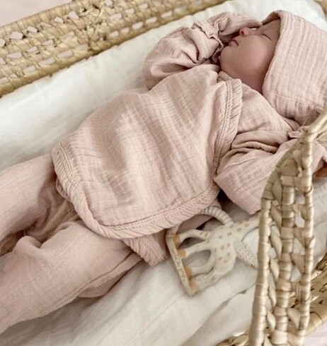 Cigit Organik müslin hastane çıkışı seti - Görsel 3