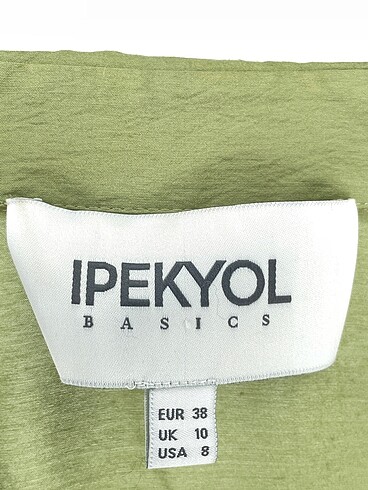 38 Beden yeşil Renk ipekyol Kısa Elbise %70 İndirimli.