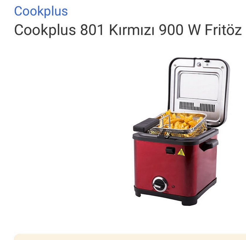 Cookplus kızartma makinesi - Görsel 3
