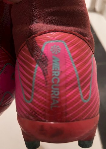 Kırmızı Erkek Futbol Ayakkabısı Velcro Bağcıklı - Görsel 4