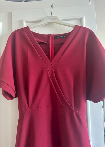 Bordo Mini Mezuniyet Elbisesi - Görsel 4