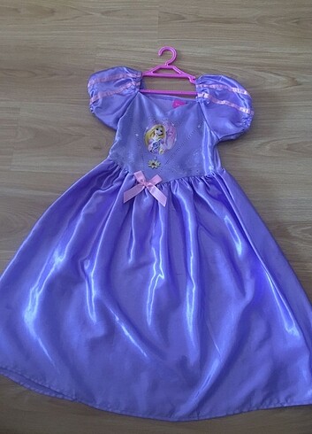Prenses rapunzel elbise