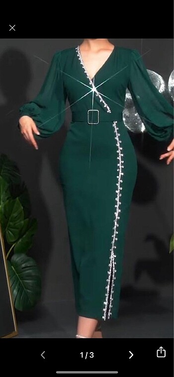 Diğer Yesil abiye