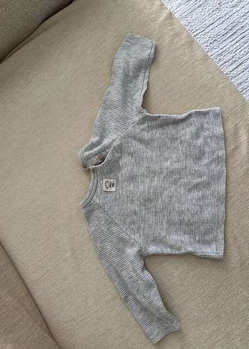 Zara Gri Erkek Çocuk Keten Kazak - Görsel 4