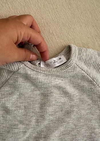 Zara Gri Erkek Çocuk Keten Kazak - Görsel 2