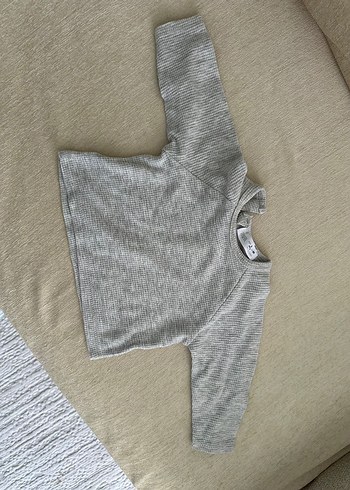 Zara Gri Erkek Çocuk Keten Kazak - Görsel 3