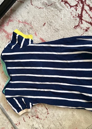 Düğmeli Kısa Kollu Bebek Tulum - Görsel 2