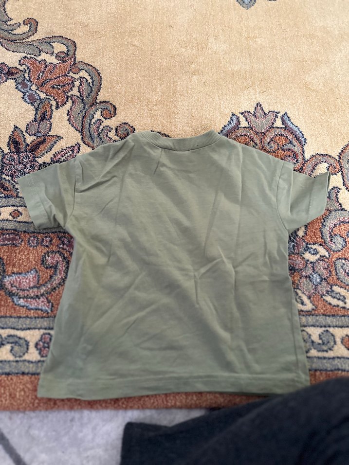 DeFacto Erkek Bebek Haki Pamuklu Sweatshirt - Görsel 3