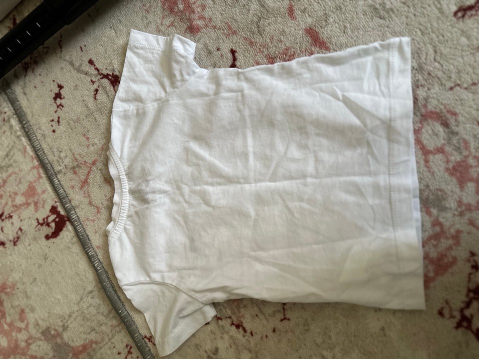 Beyaz Gri Balina Detaylı Çocuk Tişörtü - Görsel 3