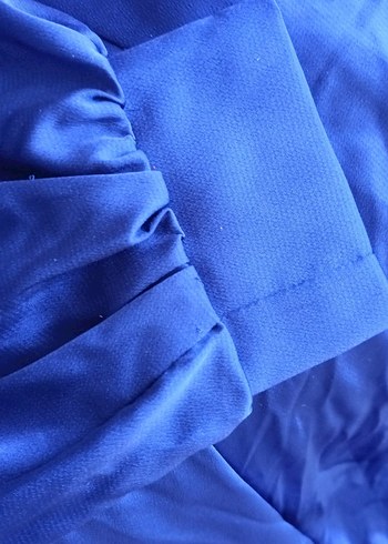 Uzun Lacivert Gotik Kadın Abiye Elbise - Görsel 7