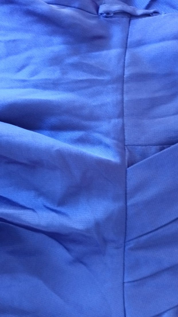 Uzun Lacivert Gotik Kadın Abiye Elbise - Görsel 3