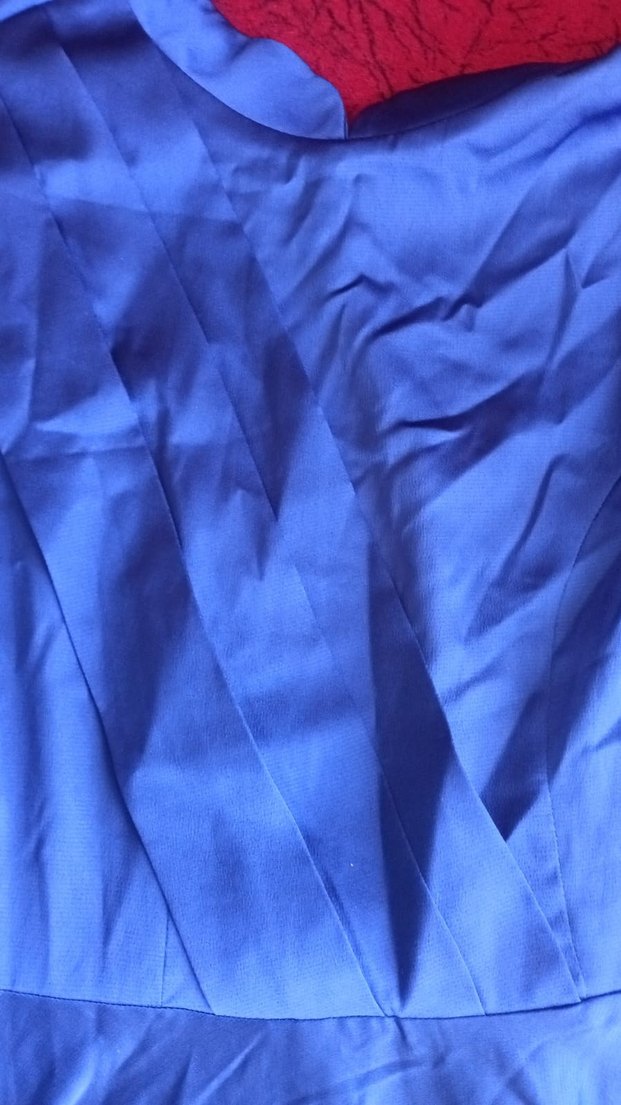 Uzun Lacivert Gotik Kadın Abiye Elbise - Görsel 5