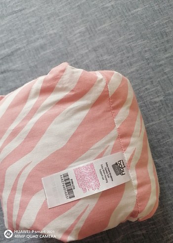 Beden pembe Renk Pembe Zebra Desenli Hamile ve Emzirme Yastığı