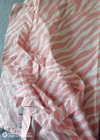 Pembe Zebra Desenli Hamile ve Emzirme Yastığı - Görsel 5