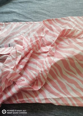 Pembe Zebra Desenli Hamile ve Emzirme Yastığı - Görsel 6